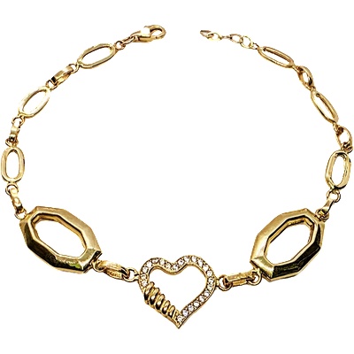 VipGold Златна дамска синджирна гривнa 4.15 гр (GRS07)