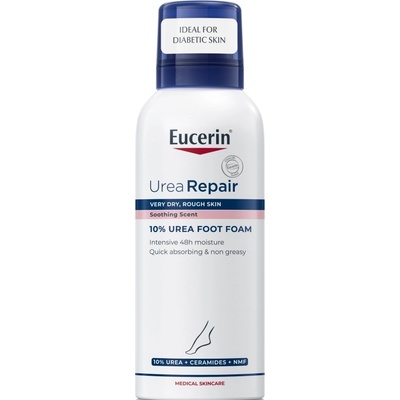 Eucerin Urea Repair Пяна за крака с 10% урея, 150 ml