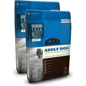 AcanaHeritage Adult Dog 2 x 17 kg