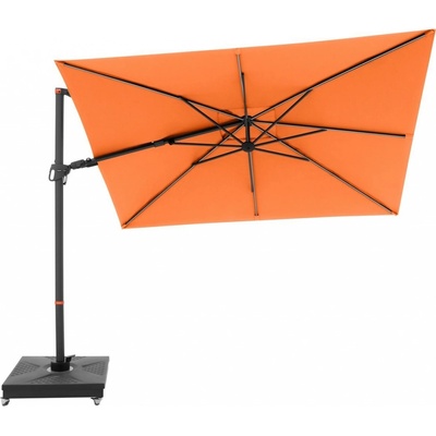 Slunečník výkyvný Doppler myZone 220 x 300 cm LED oranžová