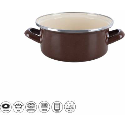 ORION Kastrol BROWN 16 cm 1,6 l smalt