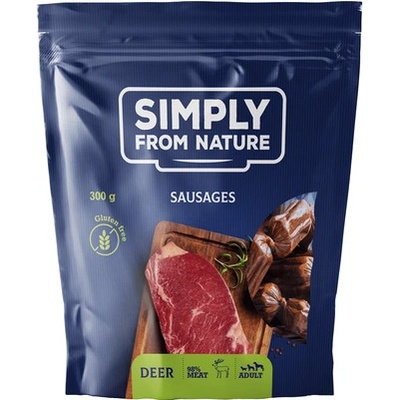 SIMPLY FROM NATURE Přírodní klobásky s jelením masem 300 g