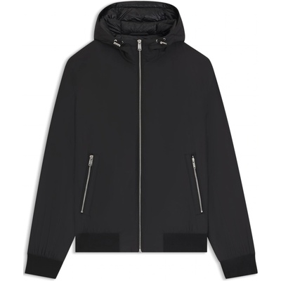 Boss Яке Boss Men's Hooded Full Zip Hybrid Jacket - Black 001