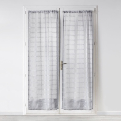 douceur d'intérieur Šedé voálové záclony v sadě 2 ks 70x200 cm Candide – douceur d'intérieur