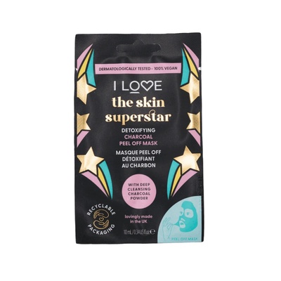 I Love Cosmetics Skin Superstar Детоксикираща Sheet Mask За лице 10 мл