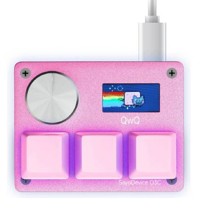 Sayodevice PINK-O3C-WHITE