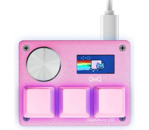 Sayodevice PINK-O3C-WHITE