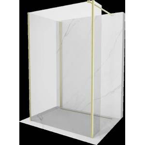 Mexen Kioto душ кабина Walk-in 110 x 85 x 40 cm, прозрачна, злато четка - 800-110-085-221-55-00-040 (800-110-085-221-55-00-040)