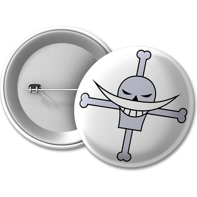 One Piece placka Vlajka WhiteBeard 50 mm