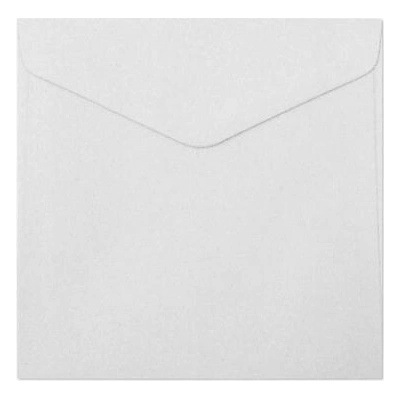 Ozdobné obálky Pearl - 16x16cm, 150 g/m2, perleťové, diamantově bílé, 10 ks