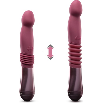 Image 1 of Blush Novelties Temptasia Trixie Thrusting Dildo Wine