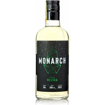 Monarch Zralá Hruška 38% 0,5 l (holá láhev)