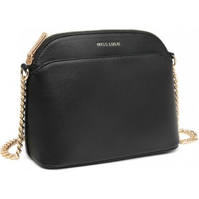 Čierna elegantná crossbody dámska kabelka Chrisa