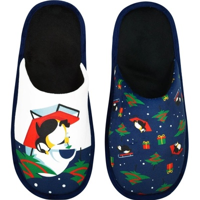 Frogies Penguins pánske pantofle černá modrá – Hledejceny.cz