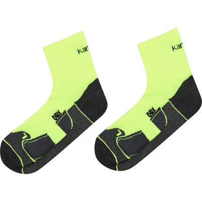 Karrimor Мъжки чорапи Karrimor Dri Skin 2 Pack Running Socks Mens - Fluo Yellow