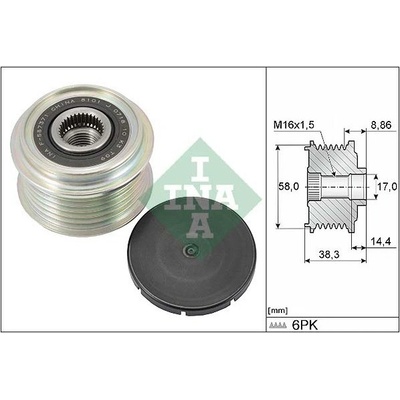 Předstihová spojka Schaeffler INA 535 0296 10 IN 535029610