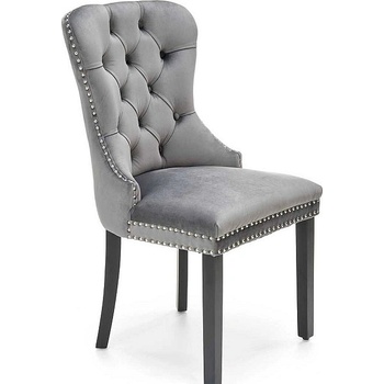 Halmar Трапезен стол miya стол черен / сиво крак: ясен