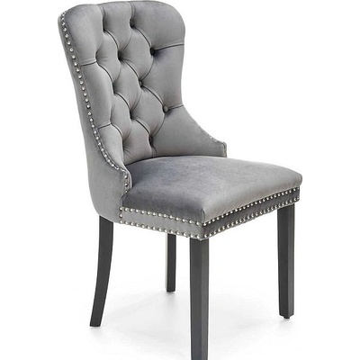 Halmar Трапезен стол miya стол черен / сиво крак: ясен