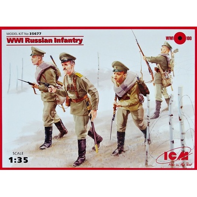 ICM Russian Infantry WWI 4 figúrky 1:35
