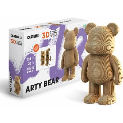 Cartonic 3D PUZZLE ARTY BEAR, 186 ks
