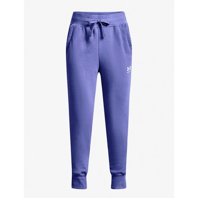 Under Armour dívčí tepláky rival fleece LU Joggers BLU