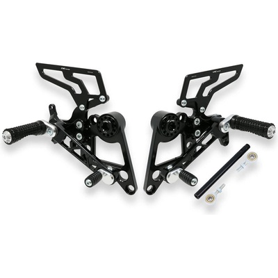 CNC Racing ITALY Nastavitelný stupačkový set - přepákování CNC Racing pro DUCATI Hypermotard Barva: ČERNÁ | Zboží Auto