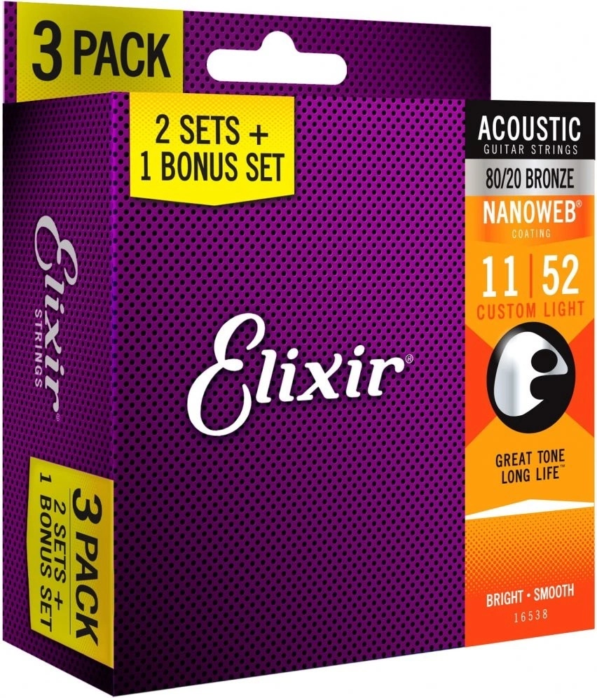 Elixir 16538 3-PACK
