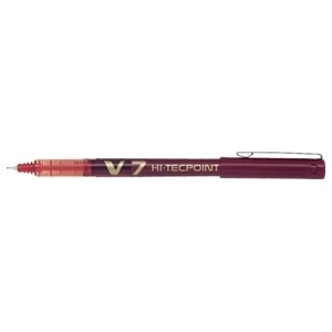 Pilot Писалка Pilot Ball-liner Hi-Tecpoint V7 0, 7 червена (BX-V7-R)