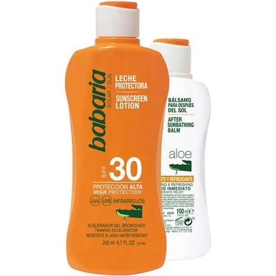 Babaria Aloe Vera Sunscreen Lotion SPF30 200ml - Orange