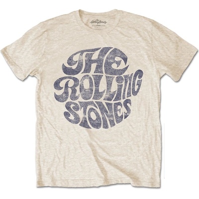 The Rolling Stones tričko Vintage 1970s Logo natural