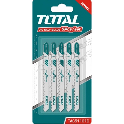 TOTAL plátky do priamočiarej píly 5ks 75mm HCS TAC51101D