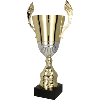 Kovový pohár Zlato-stříbrný 36 cm 12 cm