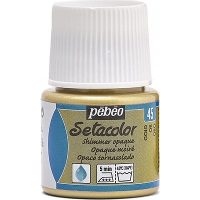 Pébéo Setacolor Opaque farba na textil 45 shimmer gold 45 ml