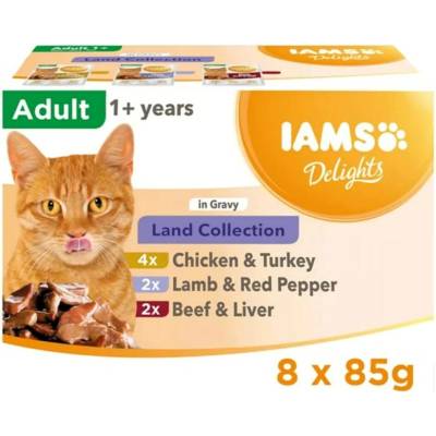 IAMS DELIGHTS Land Collection in Gravy box 8x85 g