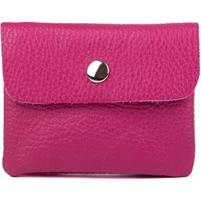 Segali Kožená mini peněženka NETA fuchsia