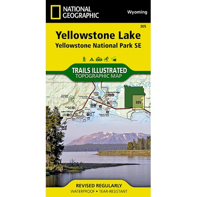 Yellowstone Lake Yellowstone National Park SE National Geographic Maps