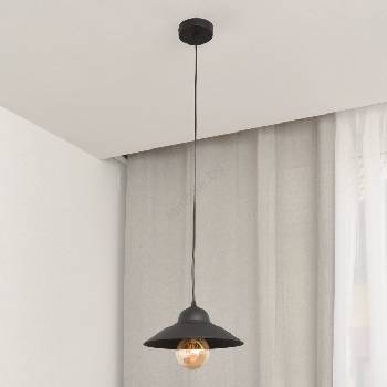 Image 1 of Helam Пендел SORAPIS 1xE27/15W/230V черен (HE1673)