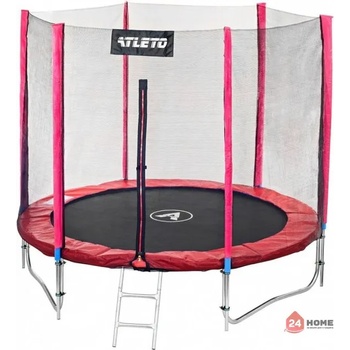 Image 1 of Atleto Батут Atleto комплект червен 366 см + Вътрешна Мрежа + Стълба