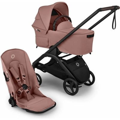 Bugaboo Dragonfly Plus Komplet BLACK/DUSTY PINK 2026