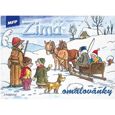 Omalovánky A5 mix motivů Zima / Vánoce 70949