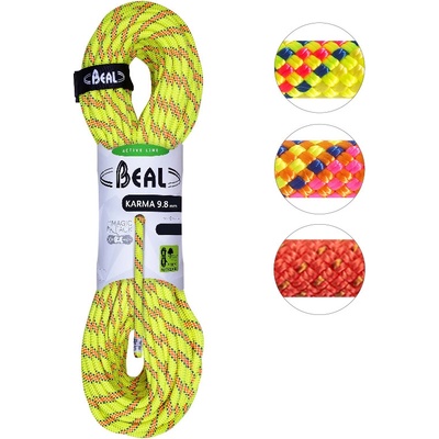 Beal Karma 9,8 mm 60 m červená
