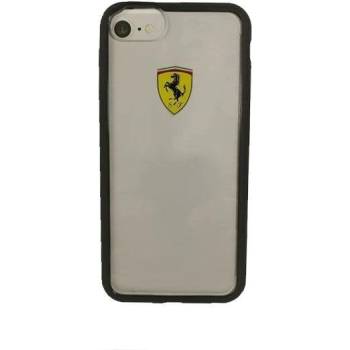 Ferrari Удароустойчив кейс Ferrari FEHCRFP7BK за Apple iPhone 7/8/SE 2022/SE 2020, Прозрачен (FEHCRFP7BK)