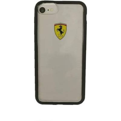 Ferrari Удароустойчив кейс Ferrari FEHCRFP7BK за Apple iPhone 7/8/SE 2022/SE 2020, Прозрачен (FEHCRFP7BK)