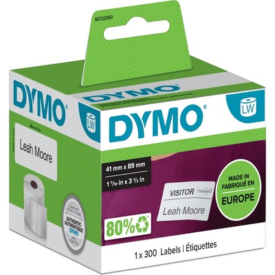 DYMO Етикети за етикетни принтери Dymo Label 11356 / S0722560 - White - PN S0722560 (S0722560)