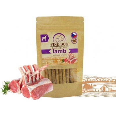 FINE DOG Freedom on Nature Grain free Jahňacia tyčka 80 g