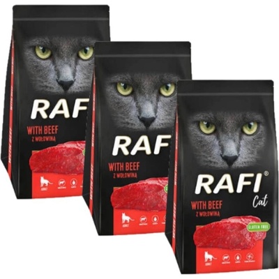 DOLINA NOTECI Rafi Cat s hovädzím mäsom 3 x 1,5 kg