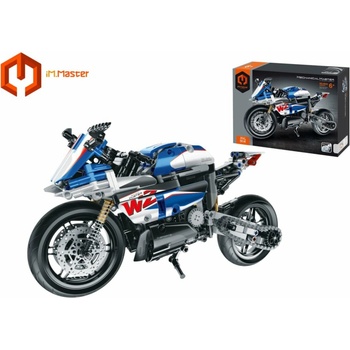 iM.Master Stavebnice motorka modrá 32,4x17x11 cm