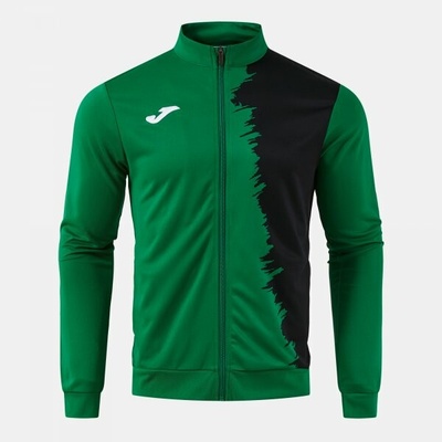 Joma City III Full Zip sweatshirt tmavá námornícka modrá zelená čierna