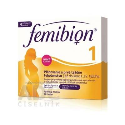 P&G Health Austria GmbH & Co. OG Femibion 1 Plánovanie a prvé týždne tehotenstva tbl (kys. listova + vitamíny, minerály) 1x28 ks