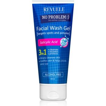 Revuele No Problem Salicylic Acid матиращ почистващ гел със салицилова киселина 200ml